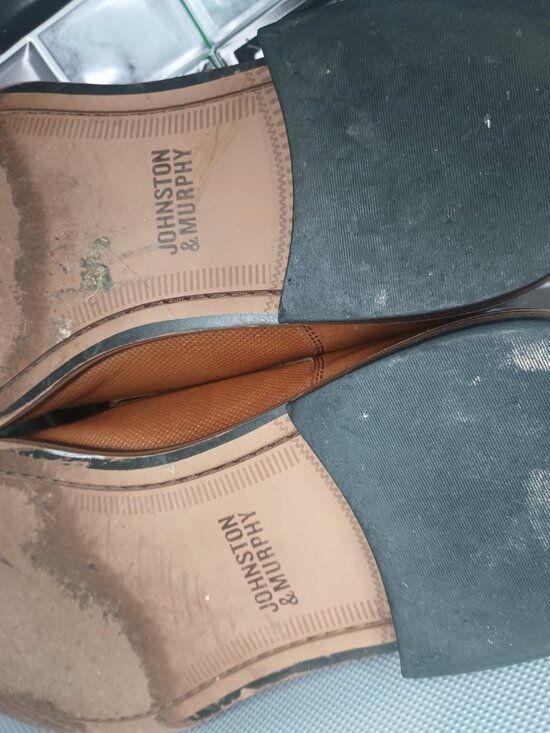 Johnston & Murphy Melton Mens US 10.5 Dress Shoes Tan Calf Skin Leather Cap Toe main image 5